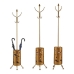 Coat rack Umbrella stand Golden Metal (44 x 185 x 44 cm)