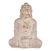 Decoratief tuinfiguur Boeddha Wit/Goud Polyresin (25 x 57 x 42,5 cm)