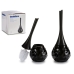 Toilet Brush Black Grey Ceramic Plastic 14 x 38,5 x 14 cm