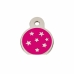 Identification plate Imarc PetScribe Passion Pink Silver