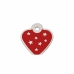 Identification plate Imarc PetScribe Passion Red Silver