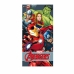 Pludmales dvielis The Avengers Kokvilna 70 x 140 cm