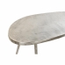 Mesa de apoio DKD Home Decor Prateado Alumínio (72 x 36 x 52 cm)