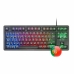 Keyboard Mars Gaming Black QWERTY