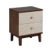 Nightstand MANACOR White Brown