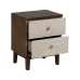 Nightstand MANACOR White Brown