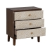 Nightstand MANACOR White Brown