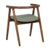 Dining Chair Brown Green