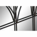 Espejo de pared DKD Home Decor Negro Moderno 76 x 4 x 76 cm