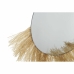 Veggspeil DKD Home Decor Brun Naturell Kolonial Fringe 30 x 1 x 40 cm