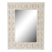 Miroir mural DKD Home Decor Blanc Indien Décapé 93,5 x 4,7 x 120,3 cm