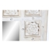 Miroir mural DKD Home Decor Blanc Indien Décapé 93,5 x 4,7 x 120,3 cm