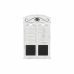 Specchio da parete DKD Home Decor Bianco Nero Shabby Chic Finitura invecchiata Finestra 60 x 7 x 94 cm