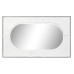 Espejo de pared DKD Home Decor Blanco Moderno Rombos 154 x 4 x 94 cm