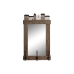 Miroir mural DKD Home Decor Marron Finition vieillie 40 x 9 x 68 cm