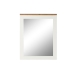 Miroir mural DKD Home Decor Blanc Marron Urbaine 90 x 1,5 x 113 cm