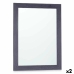 Miroir mural 82715 Bleu 60 x 80 cm Bois MDF Rectangulaire (2 Unités)