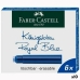 Doplniteľná farba Faber-Castell 185506 Tmavo modrá Zásobník Pero Kaligrafické pero (10 kusov)