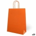 Bolsas Fama 21 x 11 x 29 cm Naranja Papel Con asas 25 Unidades