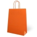 Bolsas Fama 21 x 11 x 29 cm Naranja Papel Con asas 25 Unidades