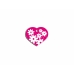 Identifikationsplade Imarc Heart Pink