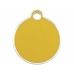 Placa identificativa Imarc Circle Amarelo Dourado