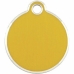 Placa identificativa Imarc Circle Amarelo Dourado