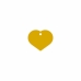 Identification plate Imarc Heart Yellow Golden