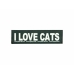 Labels voor harnas Trixie I LOVE CATS L