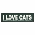 Ετικέτες για εξάρτημα Trixie I LOVE CATS L