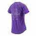 Dames-T-Shirt met Korte Mouwen New Balance Valencia Marathon Paars