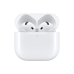 Bevielės ausinės su krovimo dėklu Apple Airpods 4 Balta