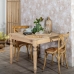 Dining Table 100 x 100 x 77 cm Natural Mindi wood