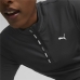 Langærmet T-shirt til Kvinder Puma Strong 1/4 Zip Sort