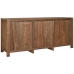 Dientafel Home ESPRIT Natuurlijk Teakboom 180 x 45 x 80 cm