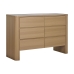 Cajonera Home ESPRIT Natural Gris claro Moderno 120 x 40 x 80 cm