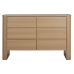 Chest of drawers Home ESPRIT Natural Light grey Modern 120 x 40 x 80 cm