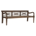 Bænk Home ESPRIT Mørkebrun Teak 190 x 70 x 75 cm