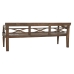 Bænk Home ESPRIT Mørkebrun Teak 190 x 70 x 75 cm