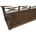 Bænk Home ESPRIT Mørkebrun Teak 190 x 70 x 75 cm