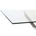 Table de Salle à Manger DKD Home Decor Transparent Métal Verre 150 x 90 x 75 cm