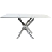 Eettafel DKD Home Decor Transparant Metaal Kristal 150 x 90 x 75 cm