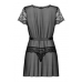 Robe Obsessive Alluria peignoir Black L/XL