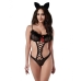 Costume Erotico Obsessive Gepardina S/M Nero S/M