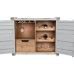 Bottle rack Home ESPRIT Grey Sky blue 77 x 41 x 64 cm