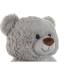 Peluche Home ESPRIT Bianco Marrone Grigio Poliestere Orso 34 x 34 x 40 cm (3 Unità)