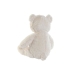 Peluche Home ESPRIT Branco Castanho Cinzento Poliéster Urso 34 x 34 x 40 cm (3 Unidades)