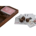 Kartenspiele Home ESPRIT Ahorn Akazienholz 17,7 x 11,5 x 3,7 cm