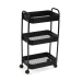 Bathroom Shelves Versa Black 30 x 76 x 46 cm