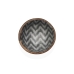 Bol Versa Chevron Bambou Porcelaine Bois de manguier